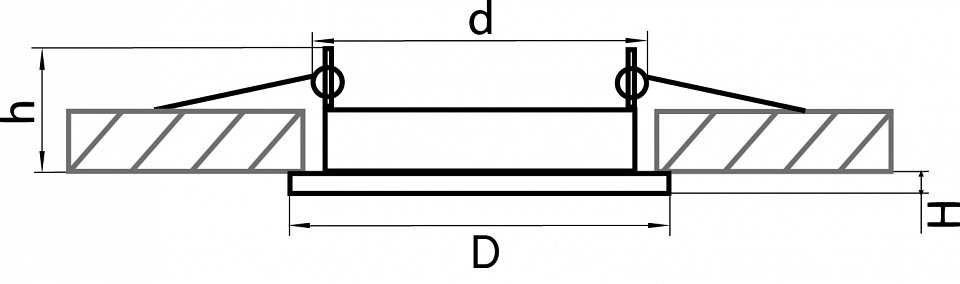Встраиваемый светильник lightstar tensio 212117