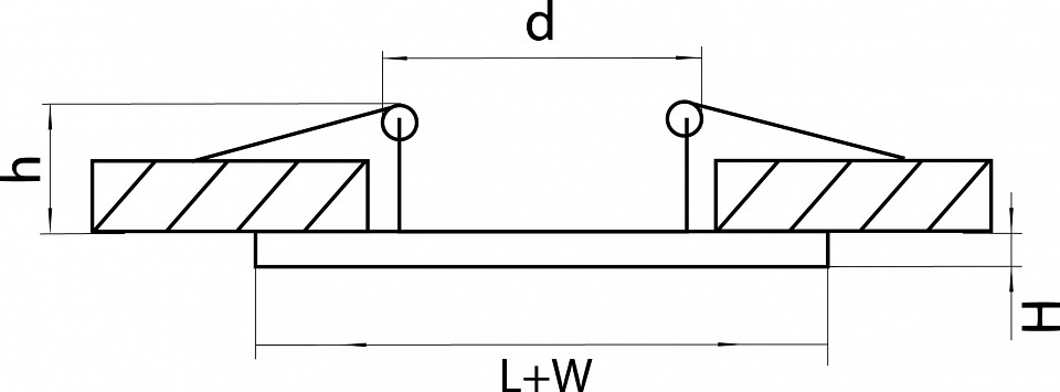 Рамка встраиваемая для светильника lightstar domino 214513