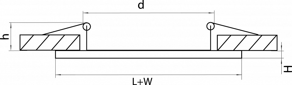 Рамка встраиваемая для светильника lightstar domino 214523