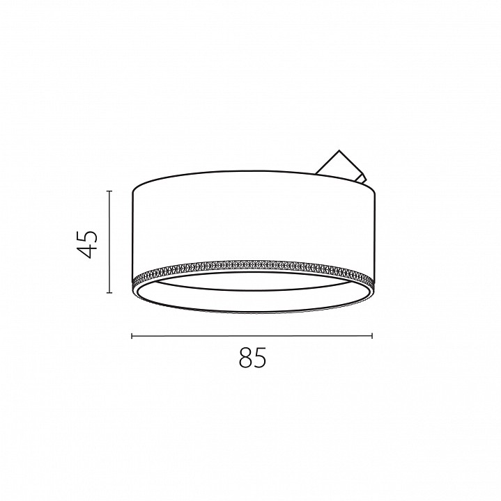 Плафон металлический lightstar alta pro 215546