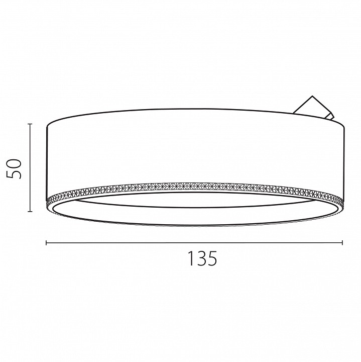 Плафон металлический lightstar alta pro 215736