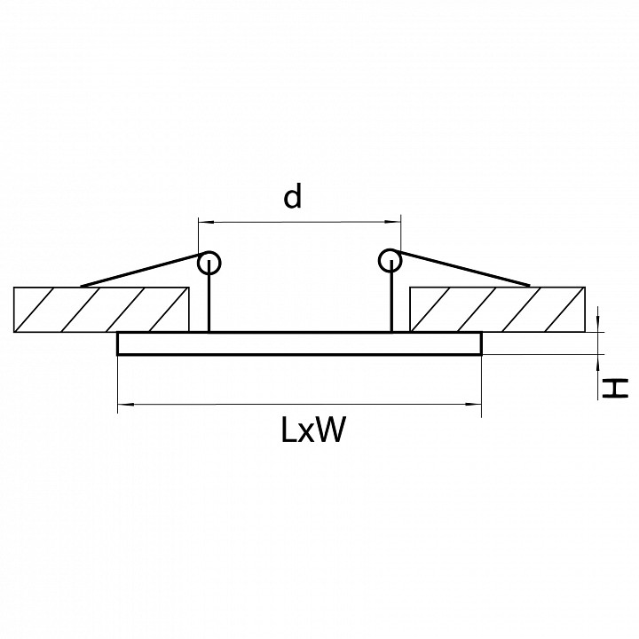 Рамка на 1 светильник lightstar intero 16 217517