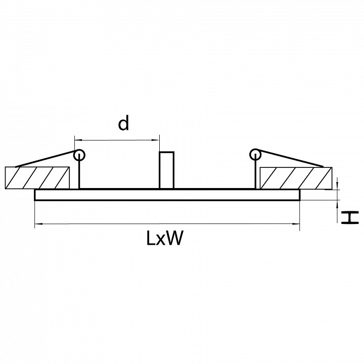 Рамка на 2 светильника lightstar intero 16 217526
