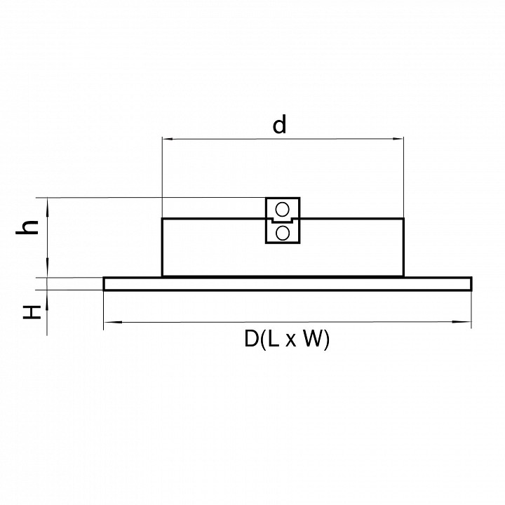 Встраиваемый светильник lightstar intero 16 217606