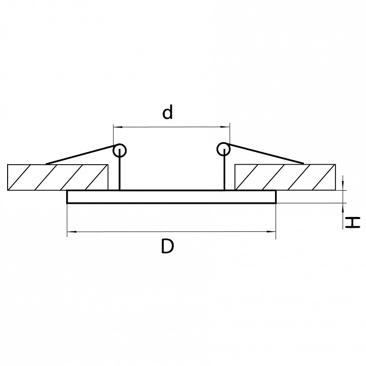 Рамка на 1 светильник lightstar intero 16 217617
