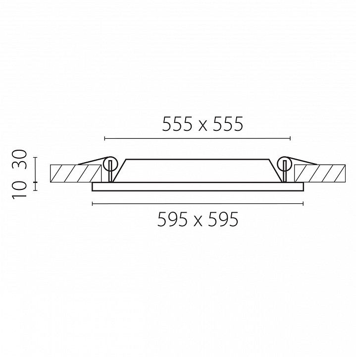 Встраиваемый светильник lightstar zocco 224364