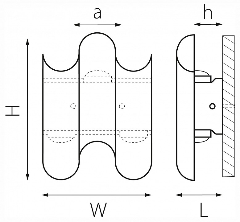 Накладной светильник lightstar bosso 341333