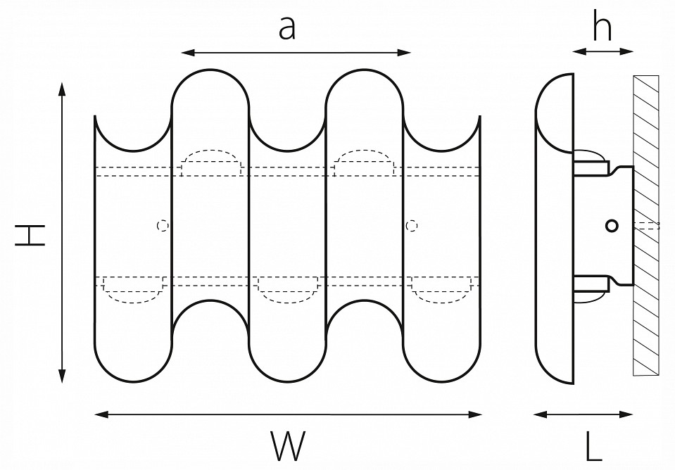 Накладной светильник lightstar bosso 341547