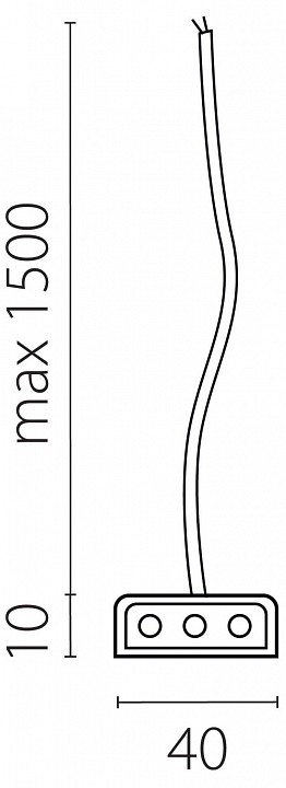 Соединитель гибкий для модульных светильников lightstar trito 456003