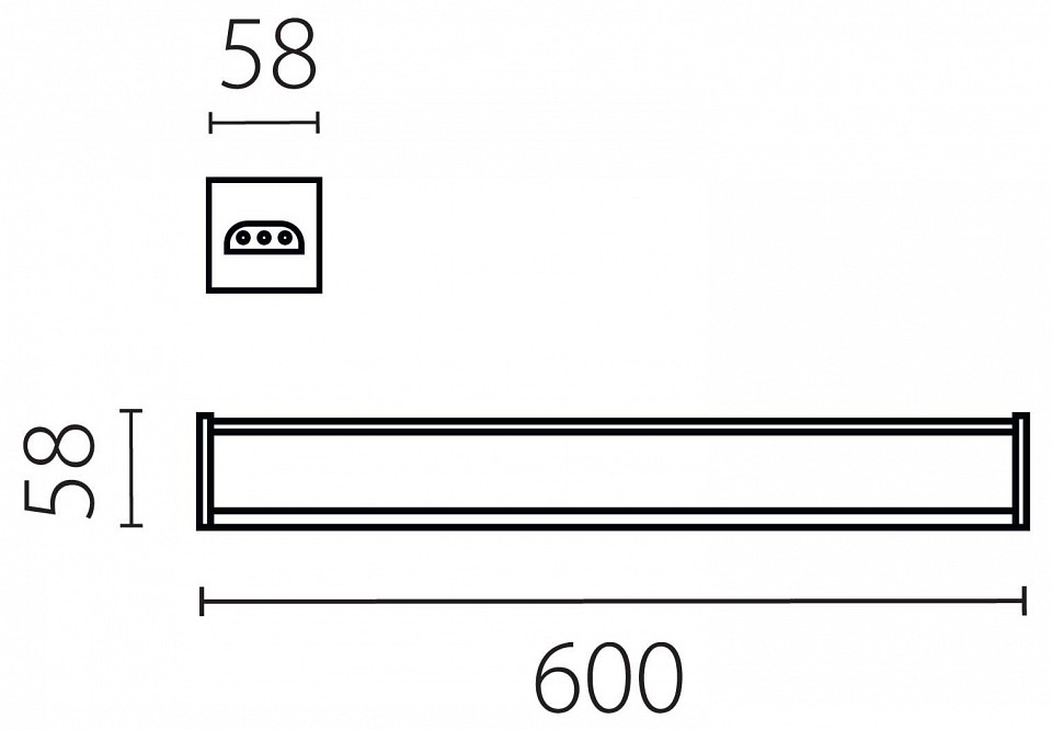 Модульный светильник lightstar trito 456247