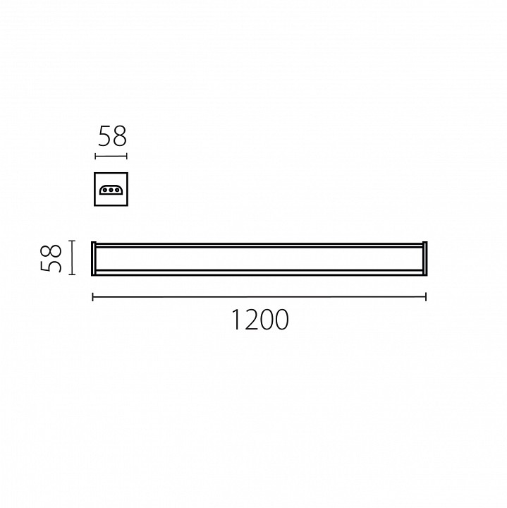 Модульный светильник lightstar trito 456507