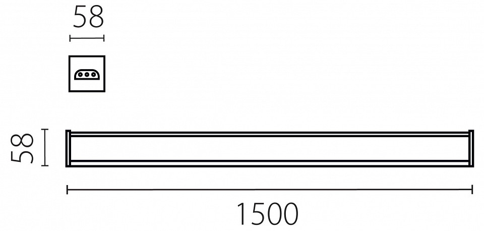 Модульный светильник lightstar trito 456607