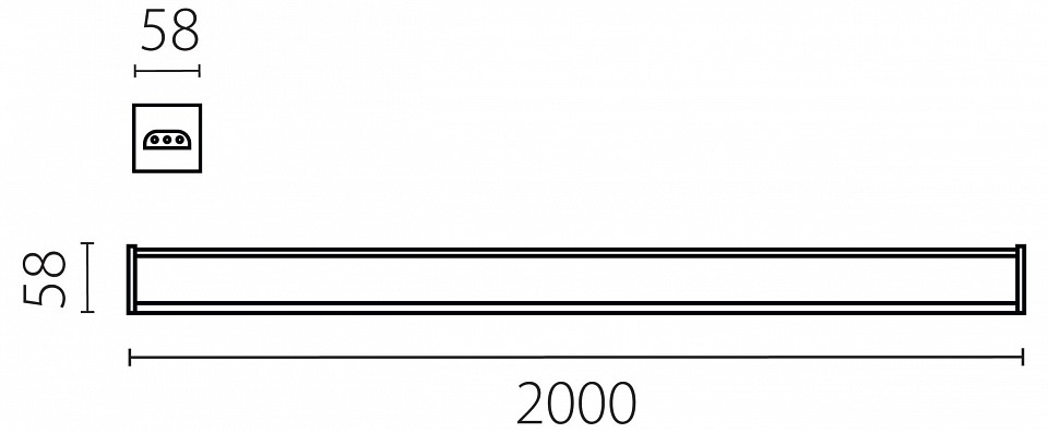 Модульный светильник lightstar trito 456807