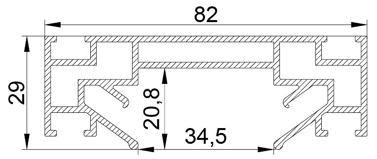 Профиль-держатель lightstar barra 502420