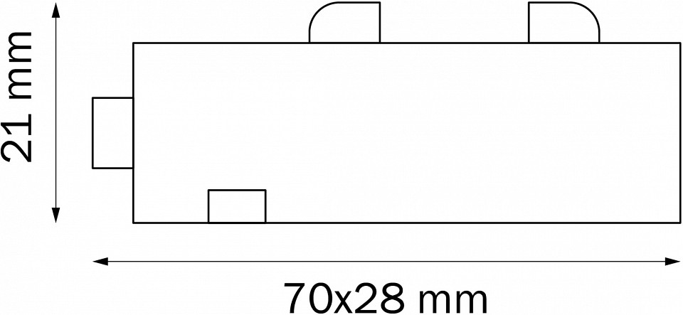 Соединитель линейный для треков lightstar teta 505107