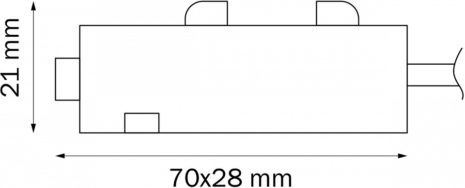 Токопровод концевой lightstar teta 505117