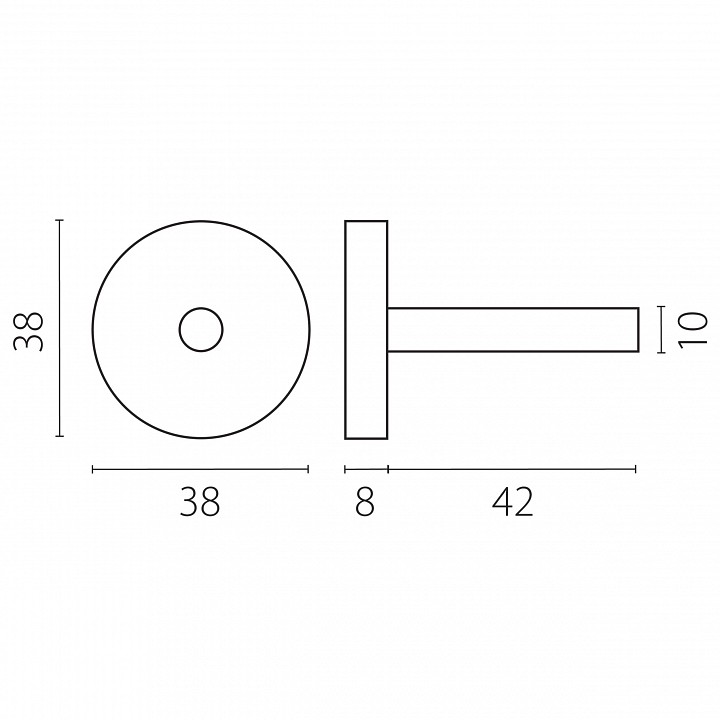 Основание на штанге lightstar linea 506475