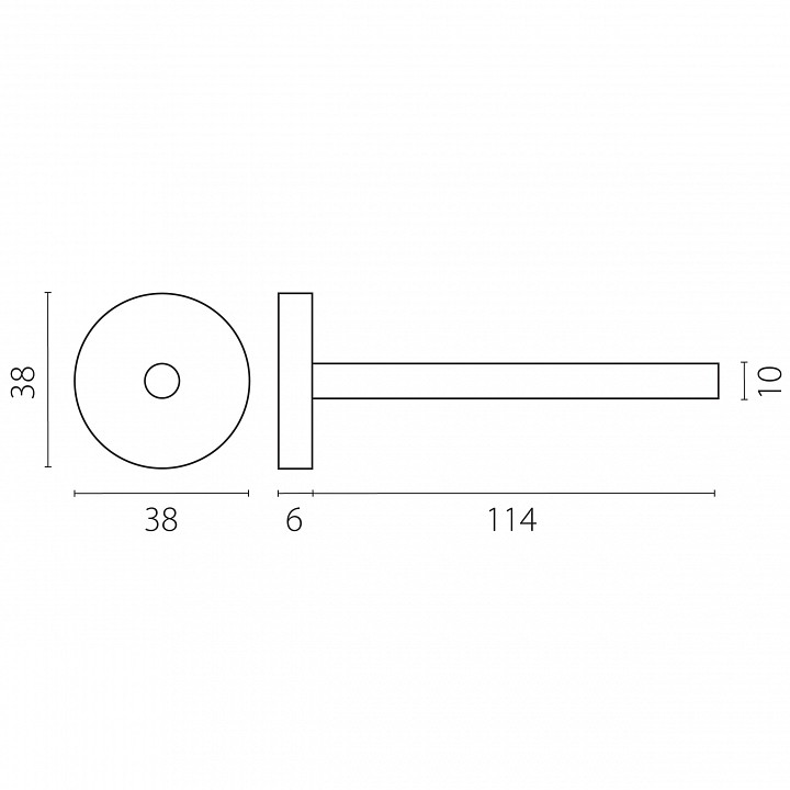 Основание на штанге lightstar linea 506479