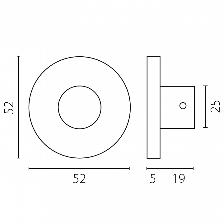 Основание на штанге lightstar linea 506487
