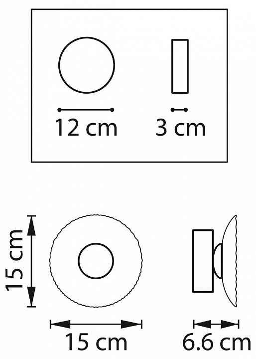Накладной светильник lightstar erica 609602