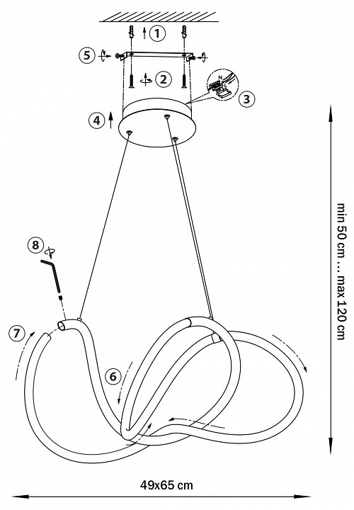 Подвесной светильник lightstar corinto 637063