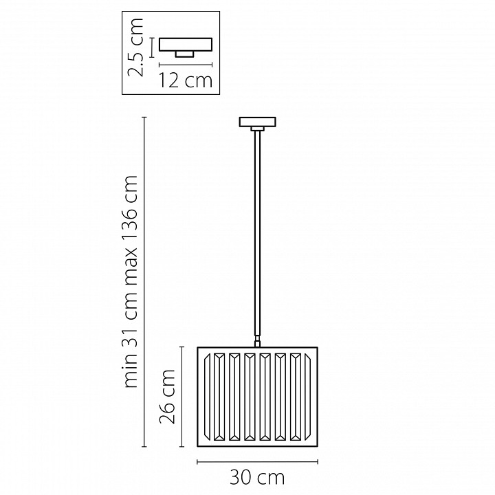 Подвесная люстра lightstar regolo 713037