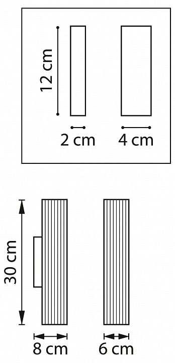 Бра lightstar roma 718627