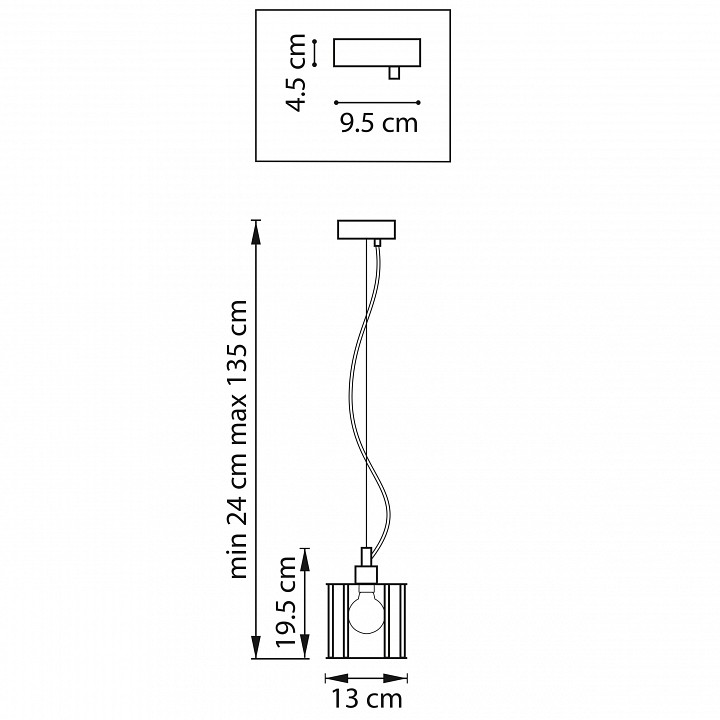 Подвесной светильник lightstar limpio 722013