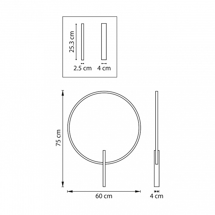 Накладной светильник lightstar undine 738567