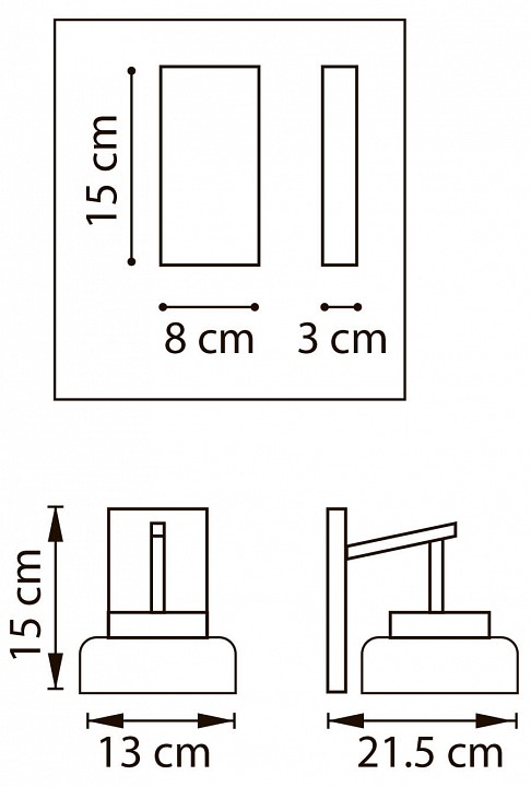 Бра lightstar fico ii 740627