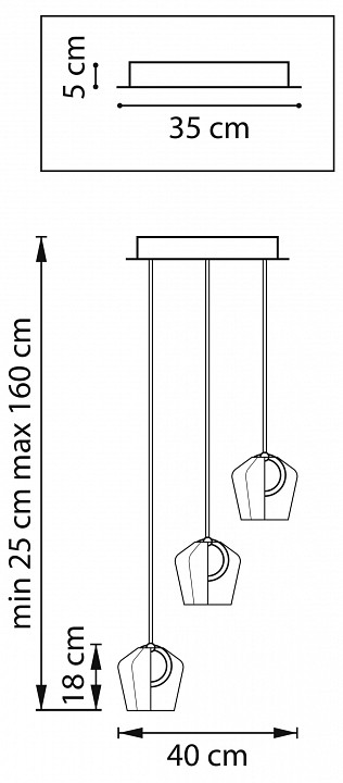 Подвесной светильник lightstar caramello 796139
