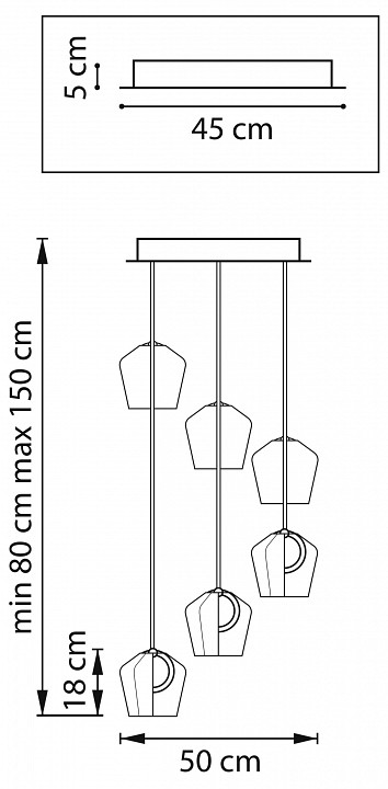 Подвесной светильник lightstar caramello 796169
