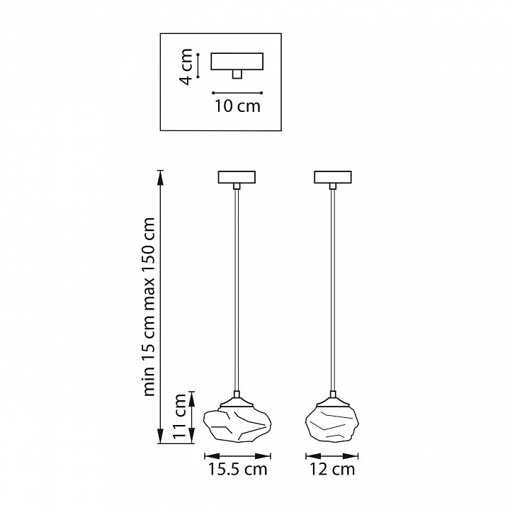 Подвесной светильник lightstar meringe 799033