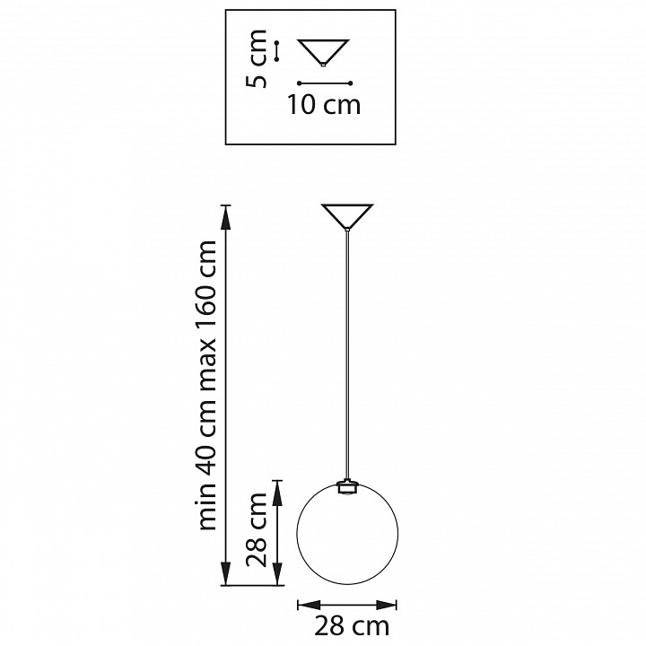 Подвесной светильник lightstar sferetta 801020