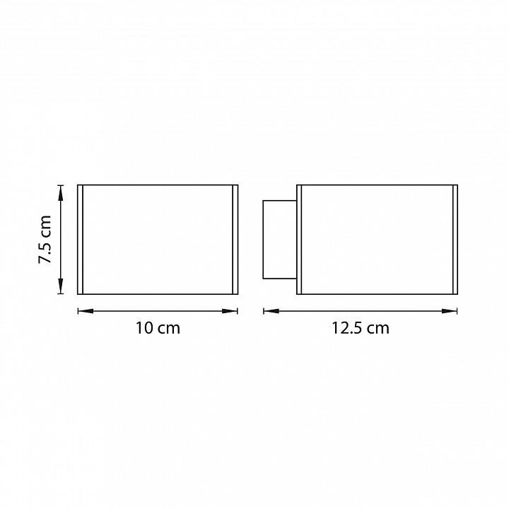 Бра lightstar pezzo 801610