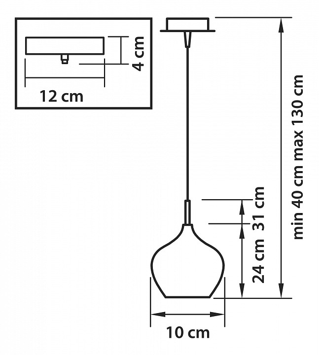 Подвесной светильник lightstar pentola 803040