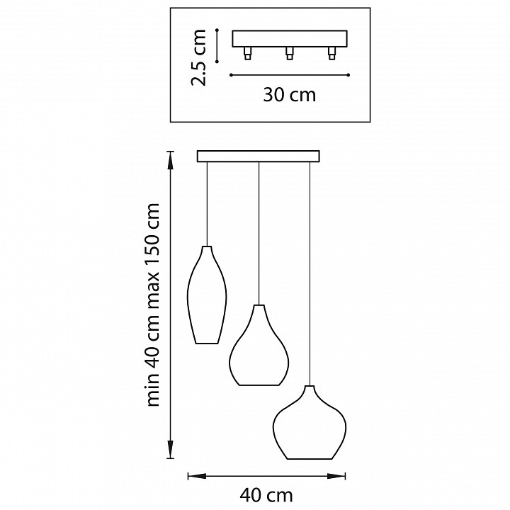 Подвесной светильник lightstar pentola 803057