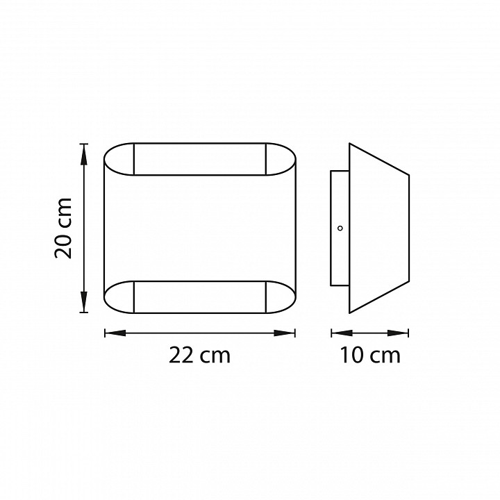 Накладной светильник lightstar muro 808627