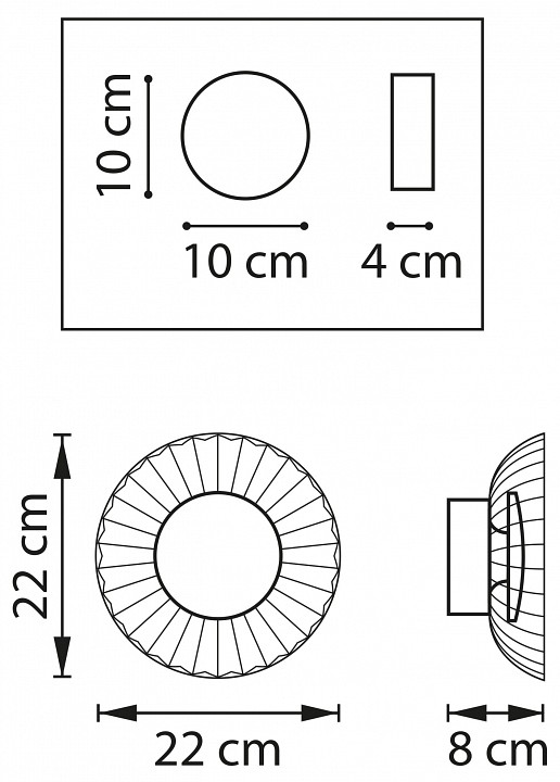 Накладной светильник lightstar celesta 809012