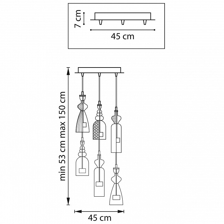 Подвесная люстра lightstar belle 814069
