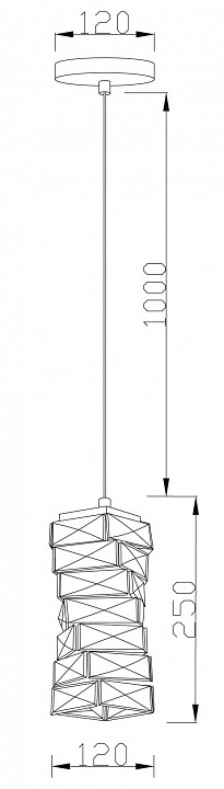 Подвесной светильник moderli lazio v10431-pl
