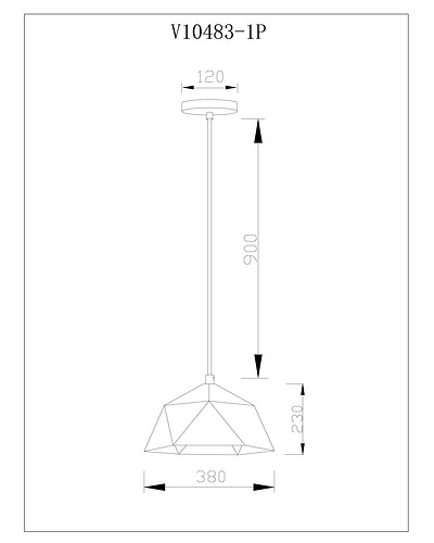 Подвесной светильник moderli genoa v10483-1p