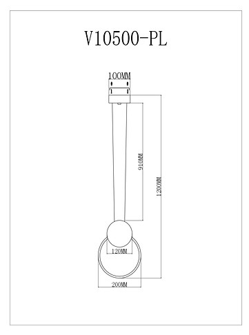 Подвесной светильник moderli store v10500-pl