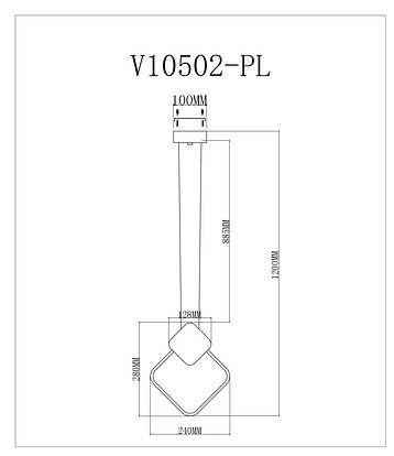 Подвесной светильник moderli store v10502-pl