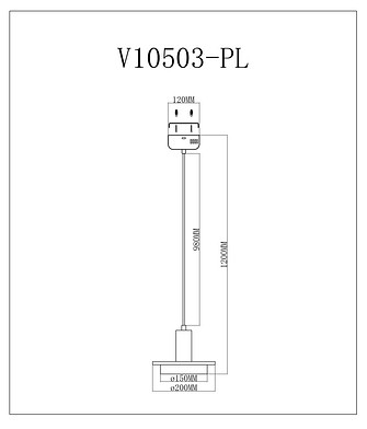 Подвесной светильник moderli solumn v10503-pl