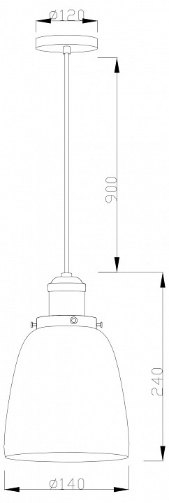 Подвесной светильник moderli single v11517-1p