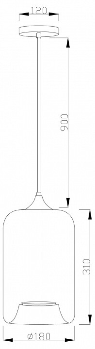 Подвесной светильник moderli scrum v11536-1p