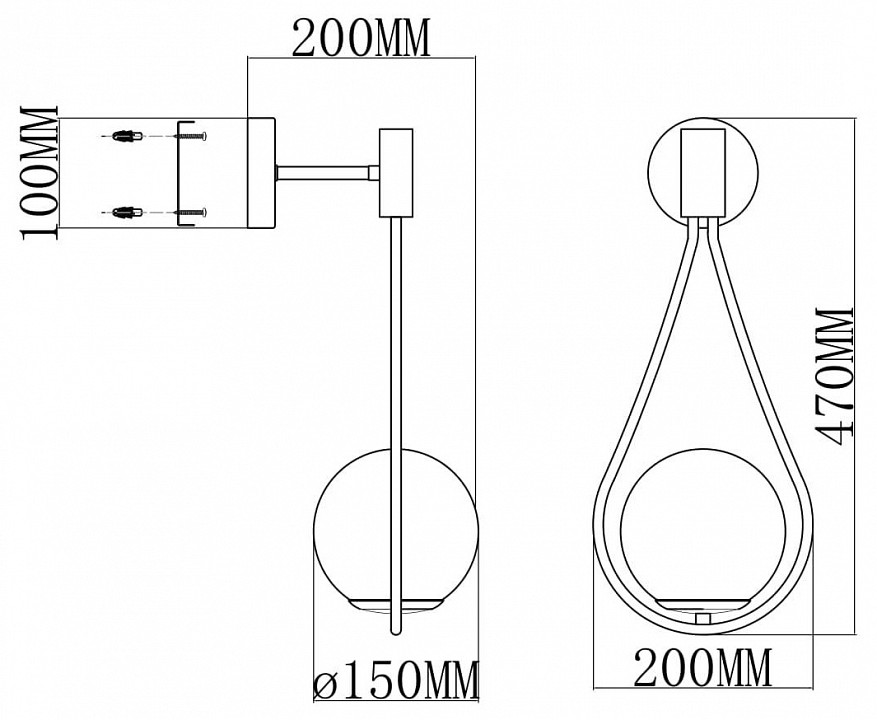 Бра moderli barocco v11574-1w