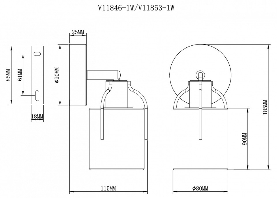 Спот moderli inari v11853-1w