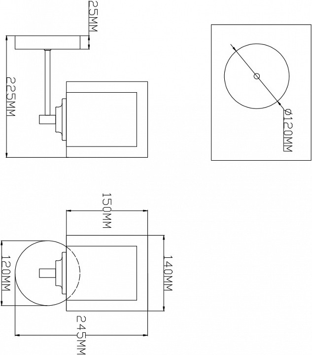 Бра moderli maximilian v2520-1w